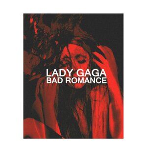 Lady Gaga 8x10 Photo Born This Way Era BAD ROMANCE POSTER
